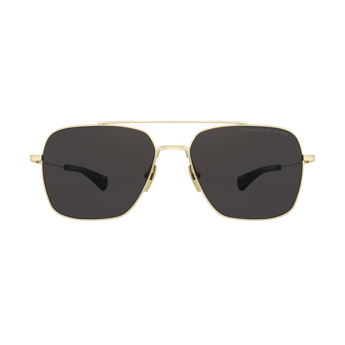 DITA Flight-Seven DTS111 02 White Gold with Grey Sunglasses