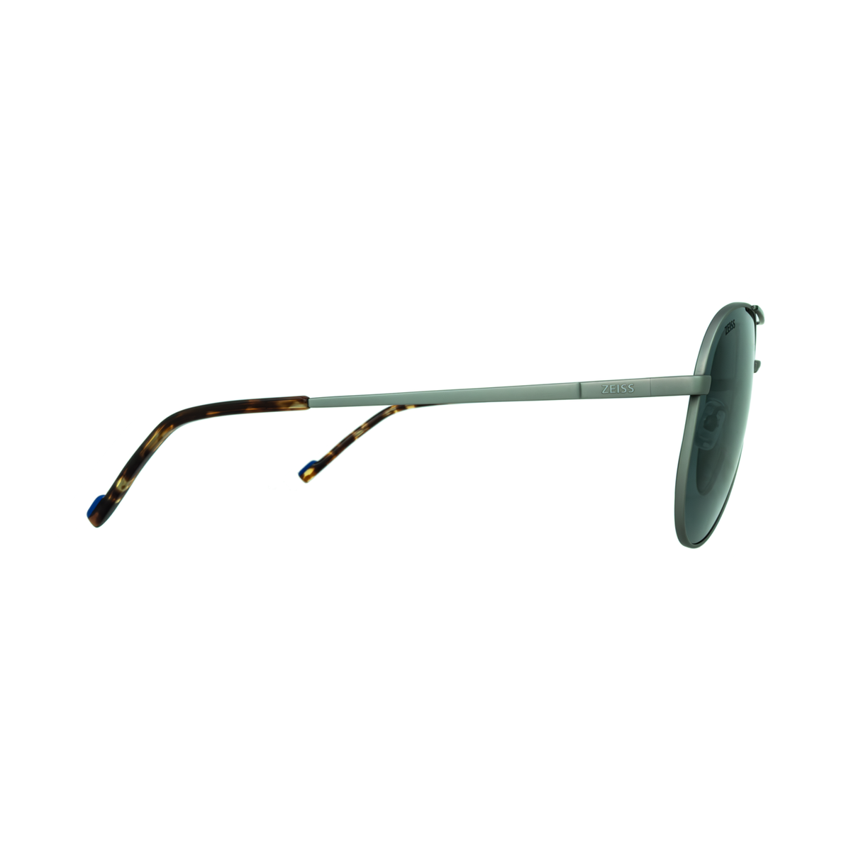 ZEISS ZS24150SP 324 Satin Green & Dark Ruthenium Polarized Men's Sunglasses