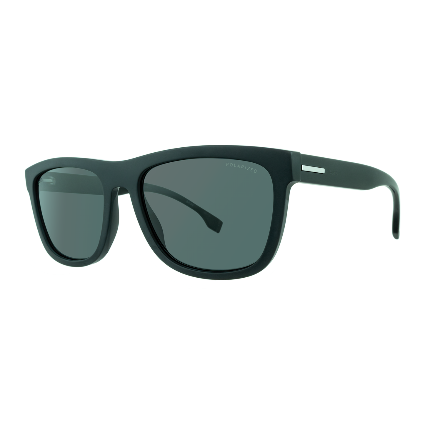 BOSS 1439/S 003/M9 Matte Black Polarized Men's Sunglasses side view