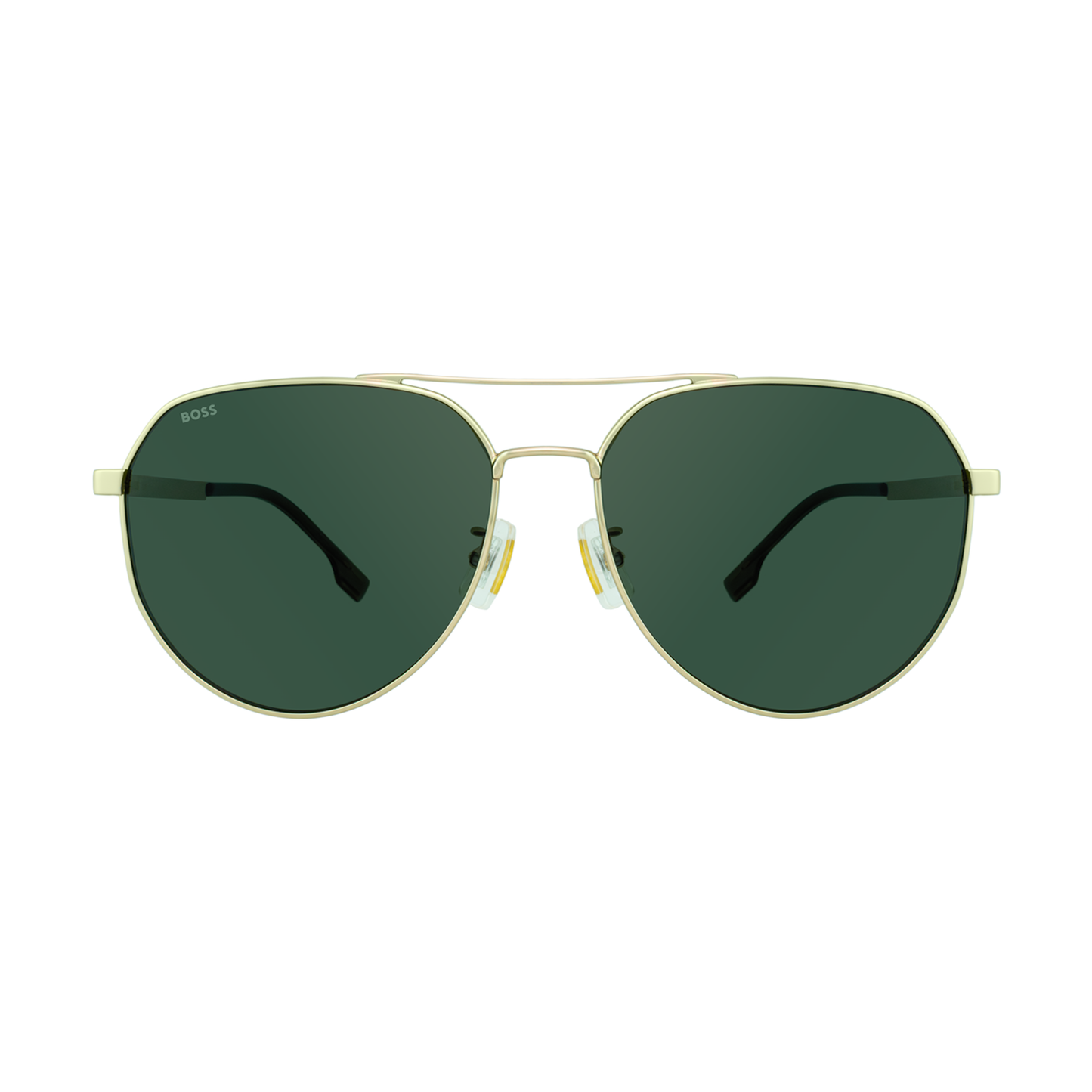 BOSS 1473/F/SK J5G/QT Gold Pilot Titanium Men's Sunglasses