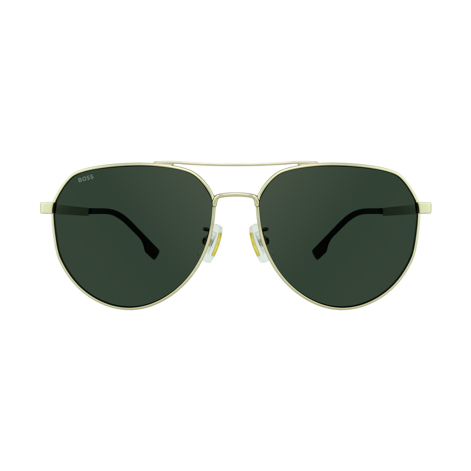 BOSS 1473/F/SK J5G/QT Gold Pilot Titanium Men's Sunglasses