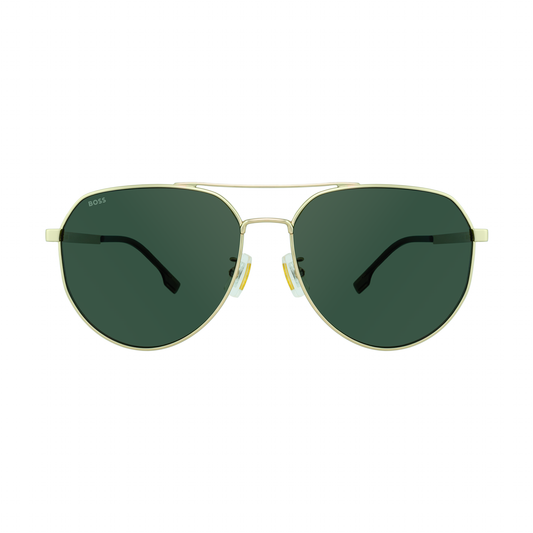 BOSS 1473/F/SK J5G/QT Gold Pilot Titanium Men's Sunglasses