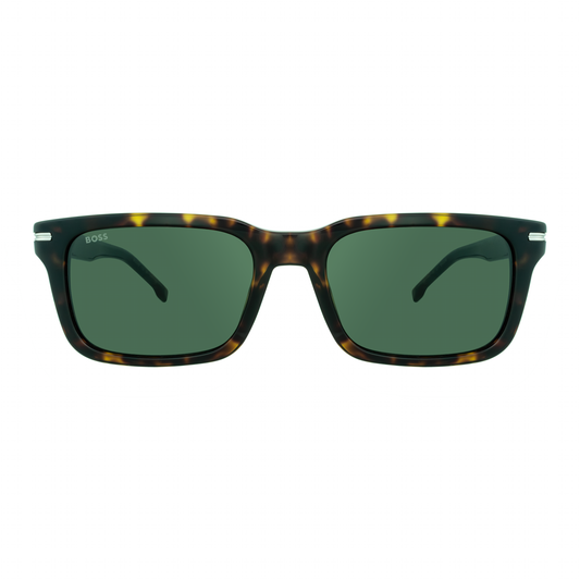 BOSS 1628/S 086/QT Havana Men's Rectangular Sunglasses