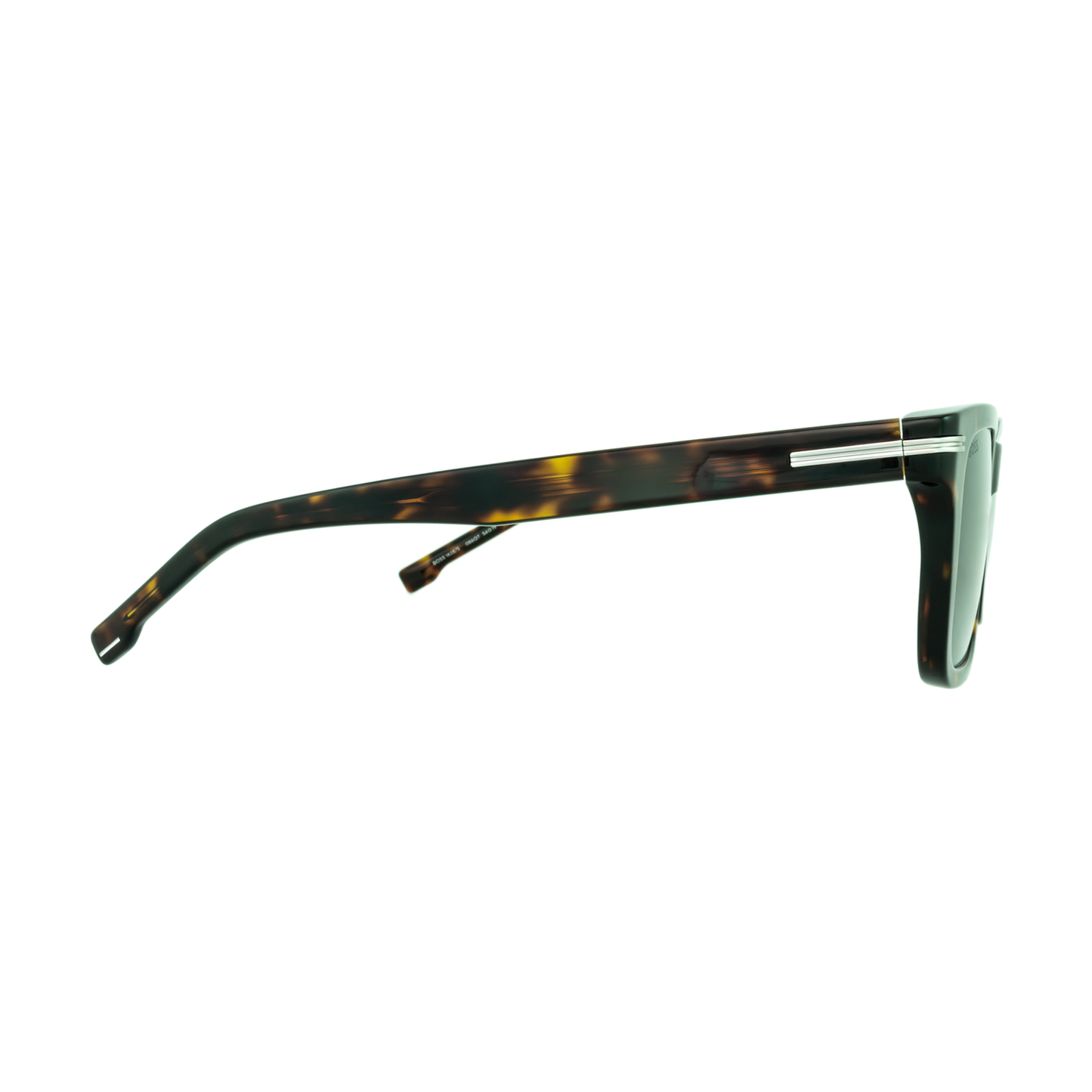 BOSS 1628/S 086/QT Havana Men's Rectangular Sunglasses side angle