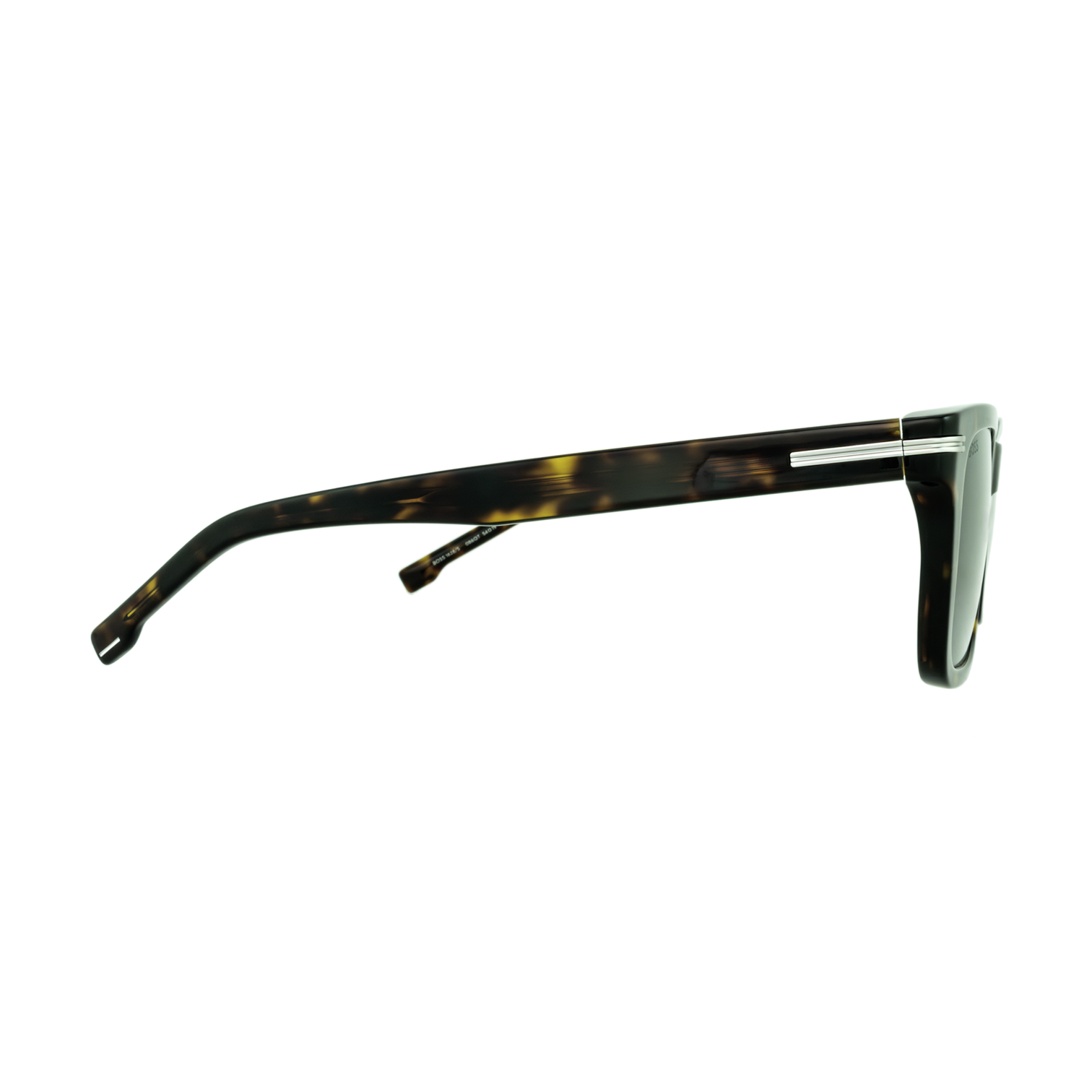 BOSS 1628/S 086/QT Havana Men's Rectangular Sunglasses side angle