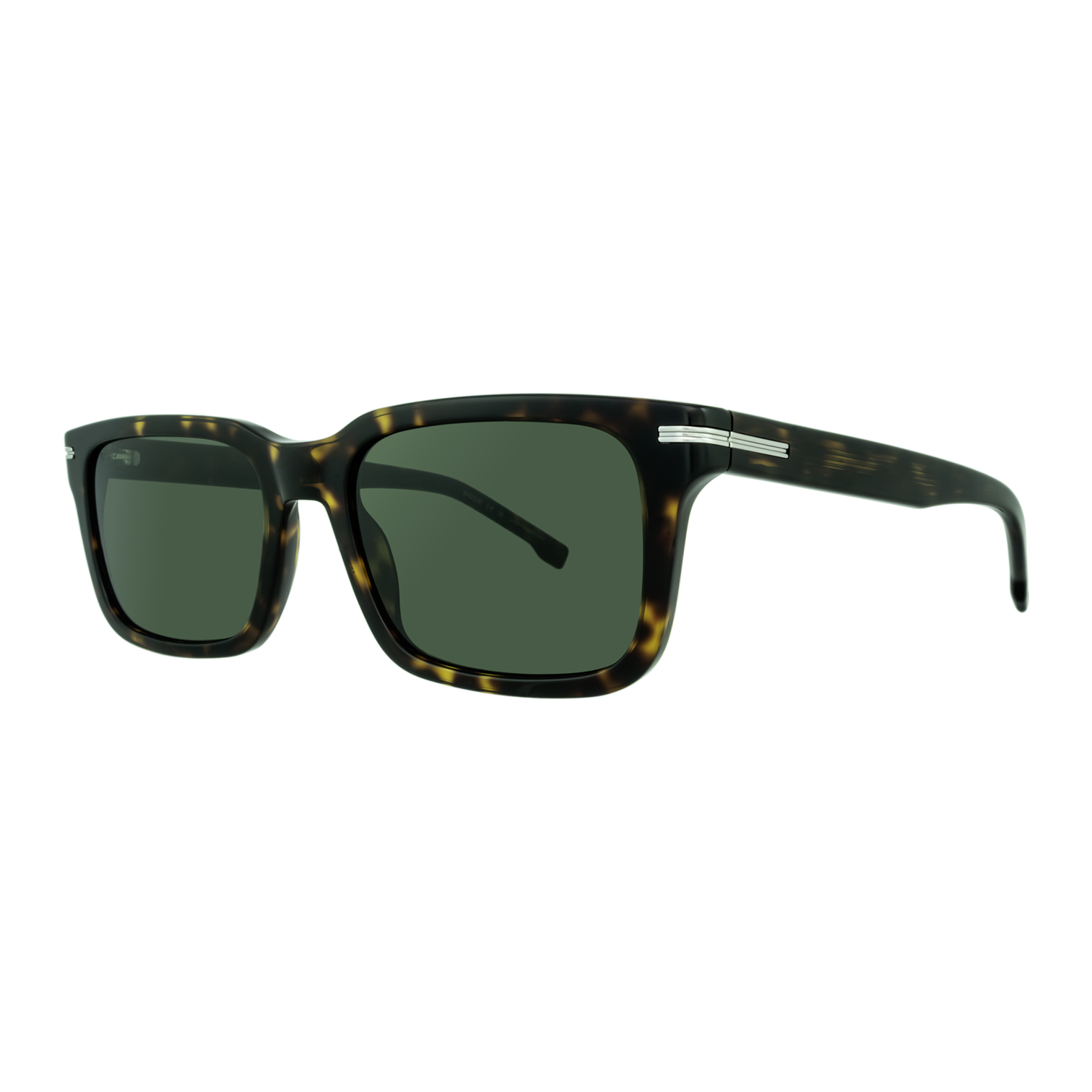 BOSS 1628/S 086/QT Havana Men's Rectangular Sunglasses side view