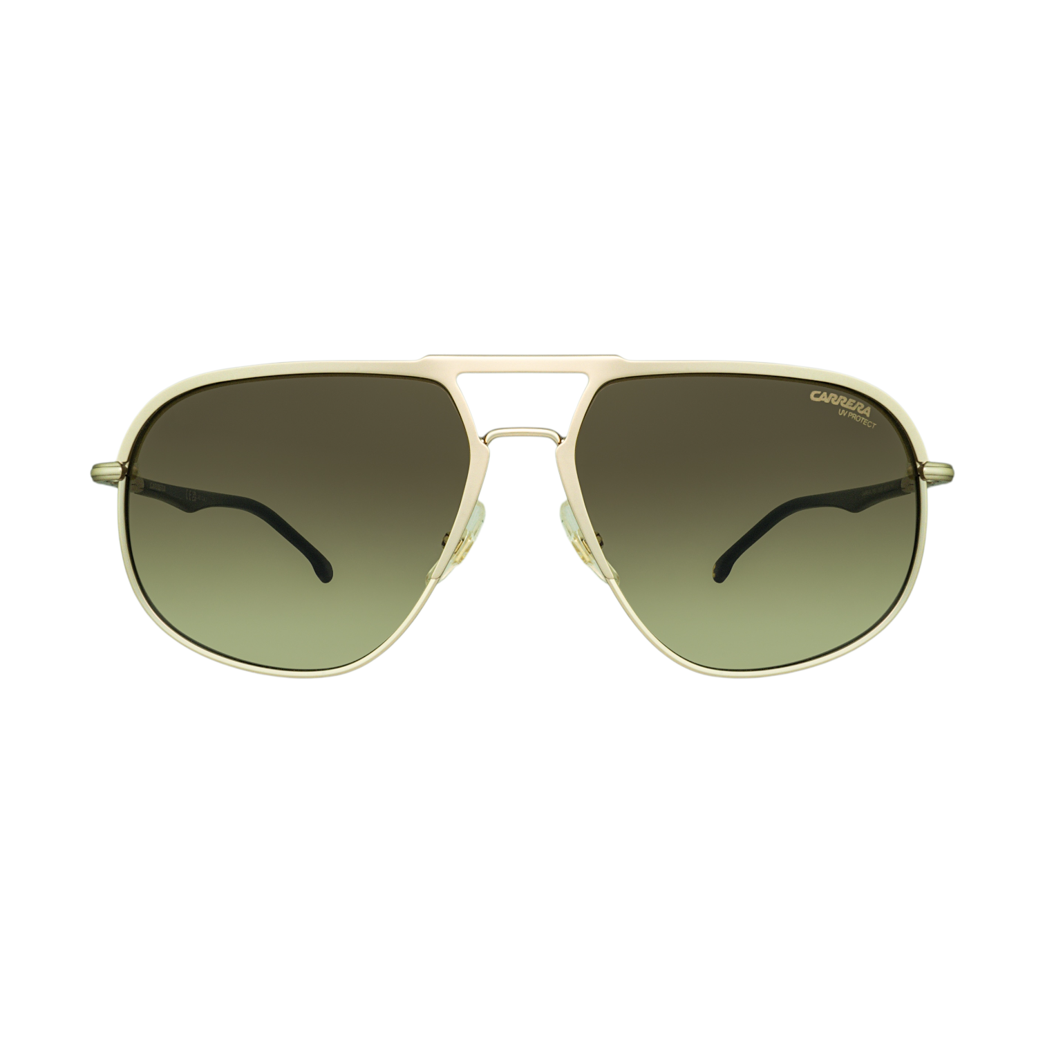 Carrera 318/S J5G86 Matte Gold Pilot Sunglasses for Men – Designer Gradient Lenses