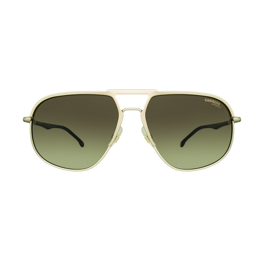 Carrera 318/S J5G86 Matte Gold Pilot Sunglasses for Men – Designer Gradient Lenses
