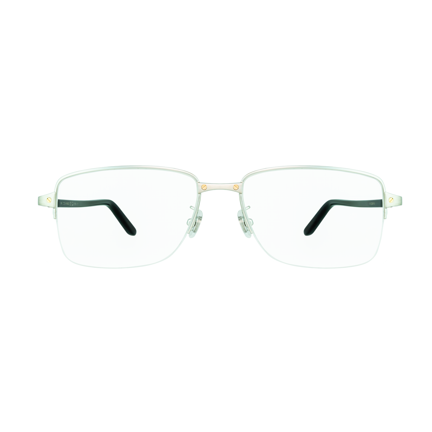 Cartier CT0217OA 004 Half-Rim Rectangular Eyeglasses