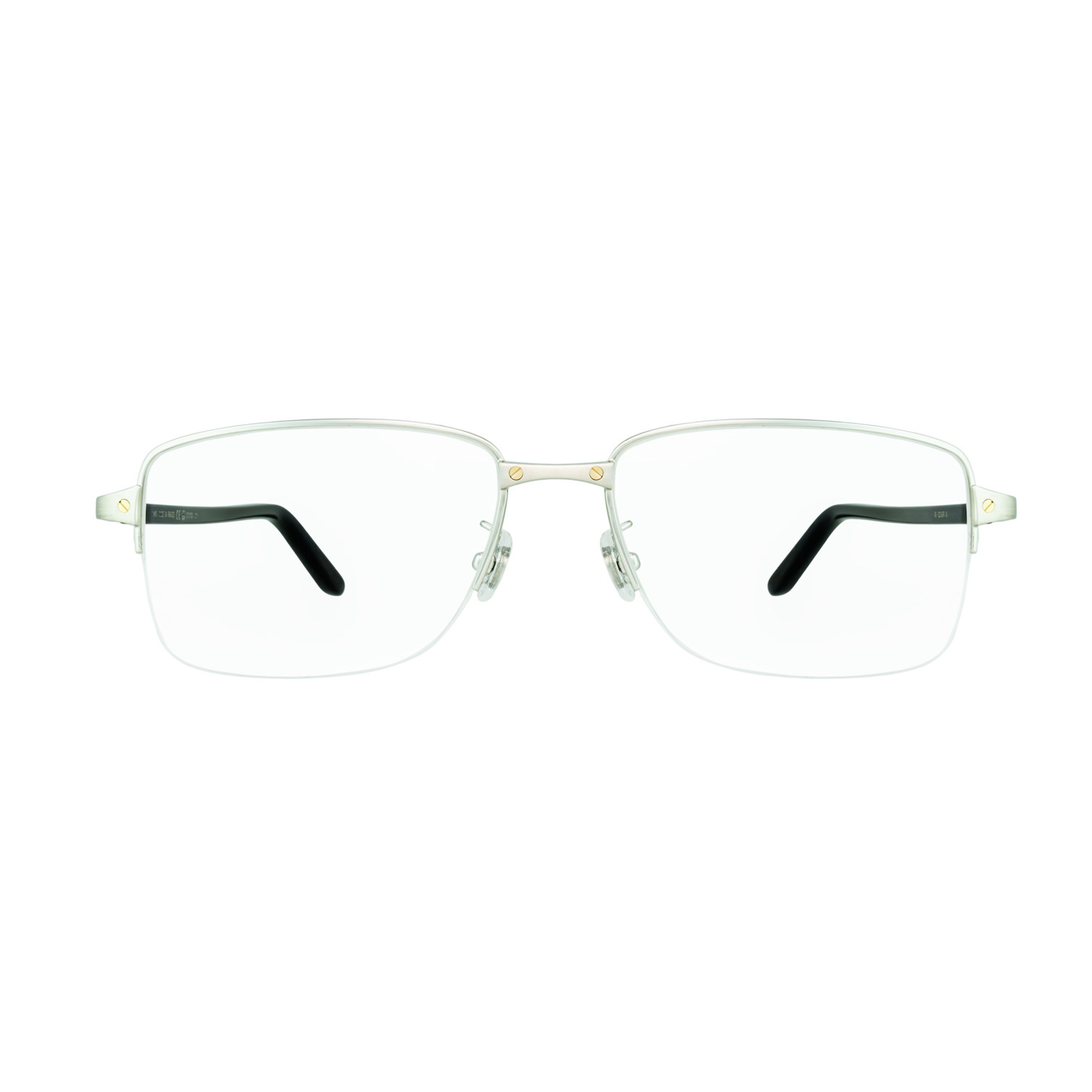 Cartier CT0217OA 004 Half-Rim Rectangular Eyeglasses