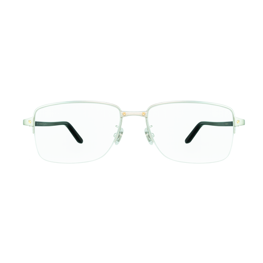 Cartier CT0217OA 004 Half-Rim Rectangular Eyeglasses