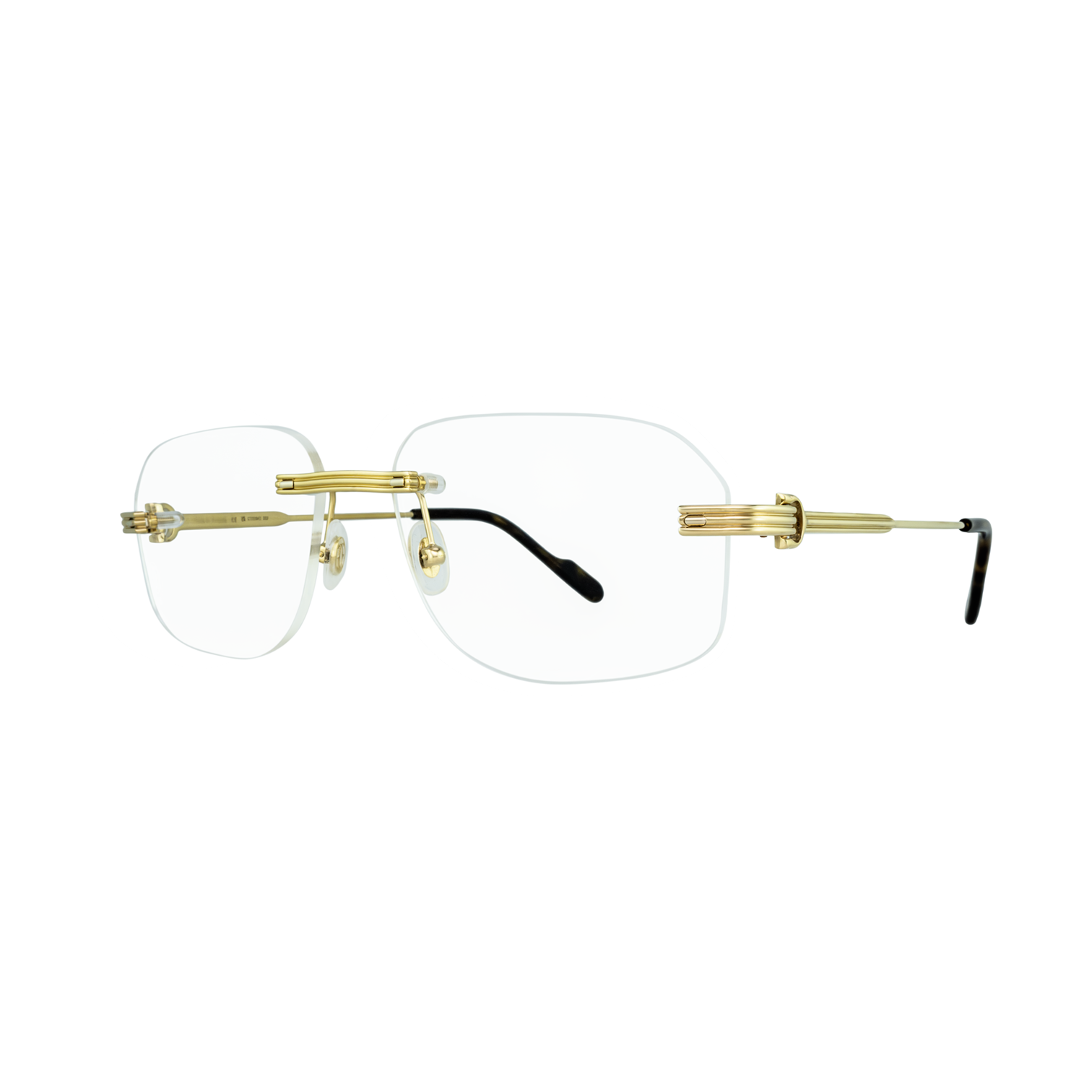 Cartier CT0284O 002 Rimless Eyeglasses side view