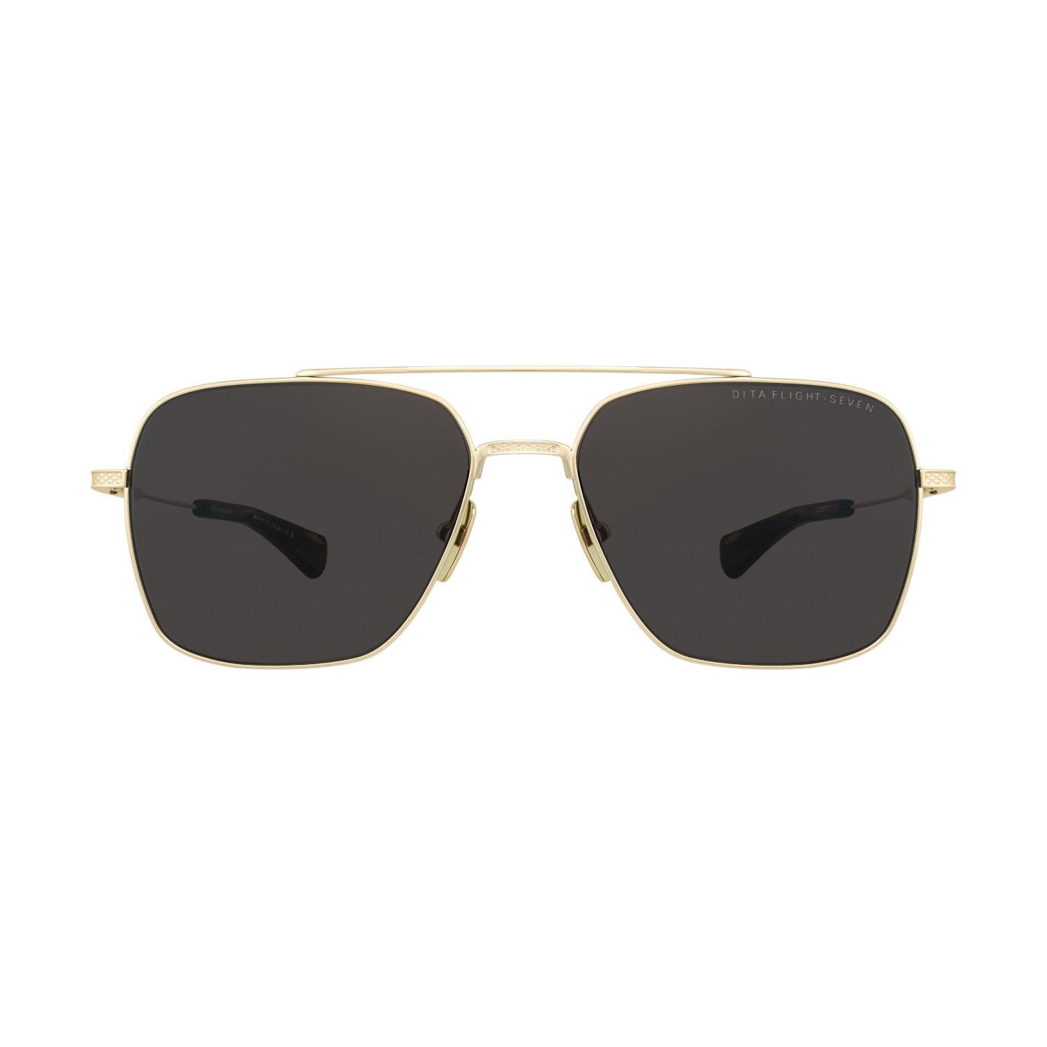 DITA Flight-Seven DTS111 02 White Gold with Grey Sunglasses