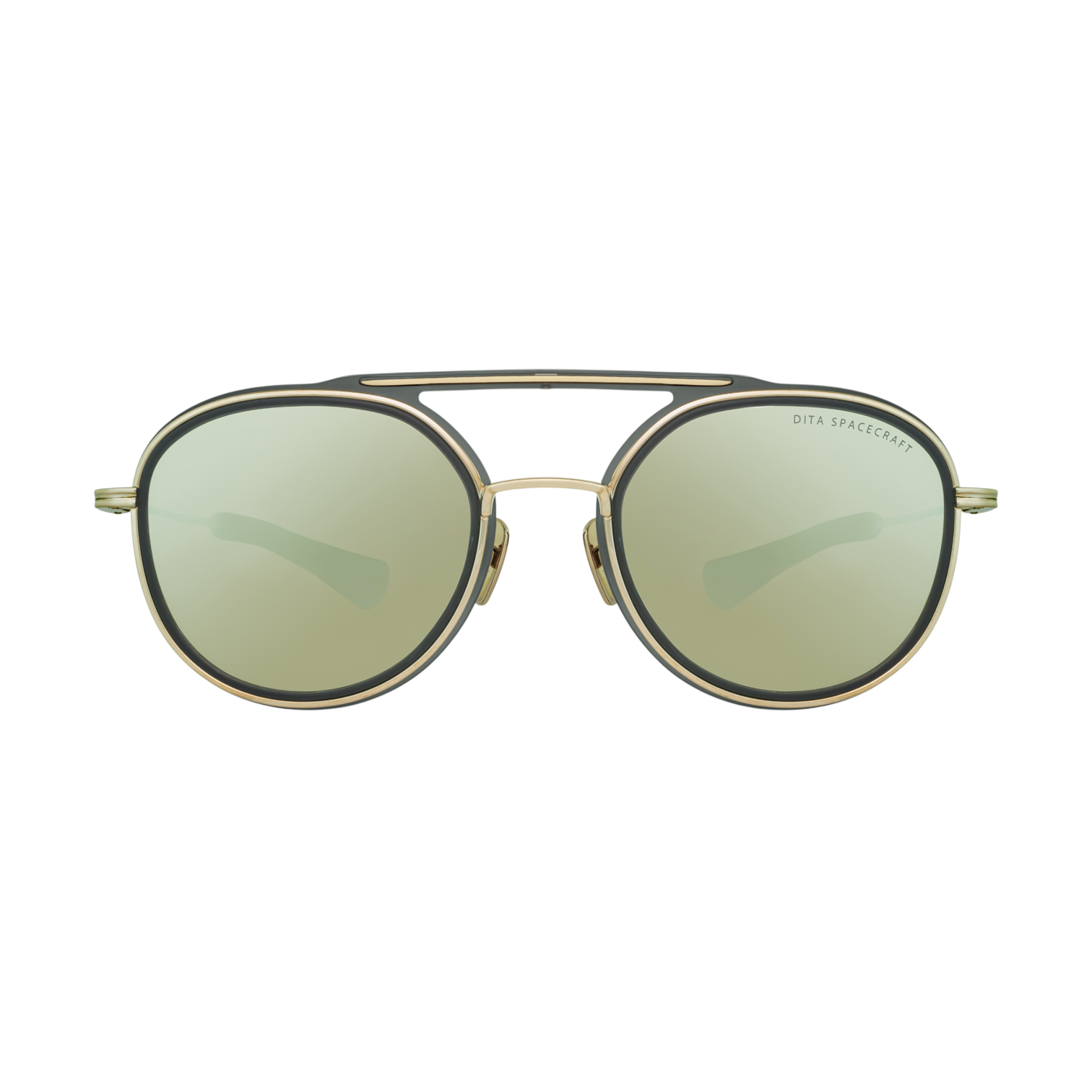 DITA Spacecraft 19017 C Grey Gold round Sunglasses