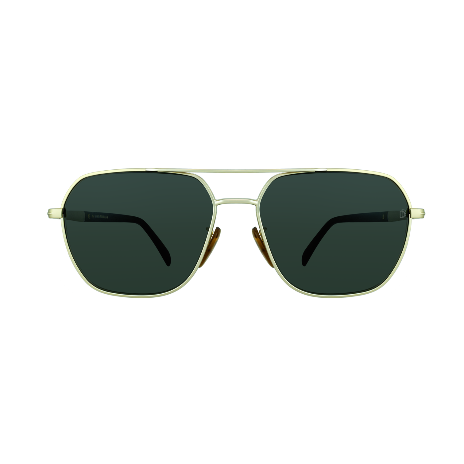 David Beckham DB 1128/G 06J QT Men's Gold Havana Sunglasses