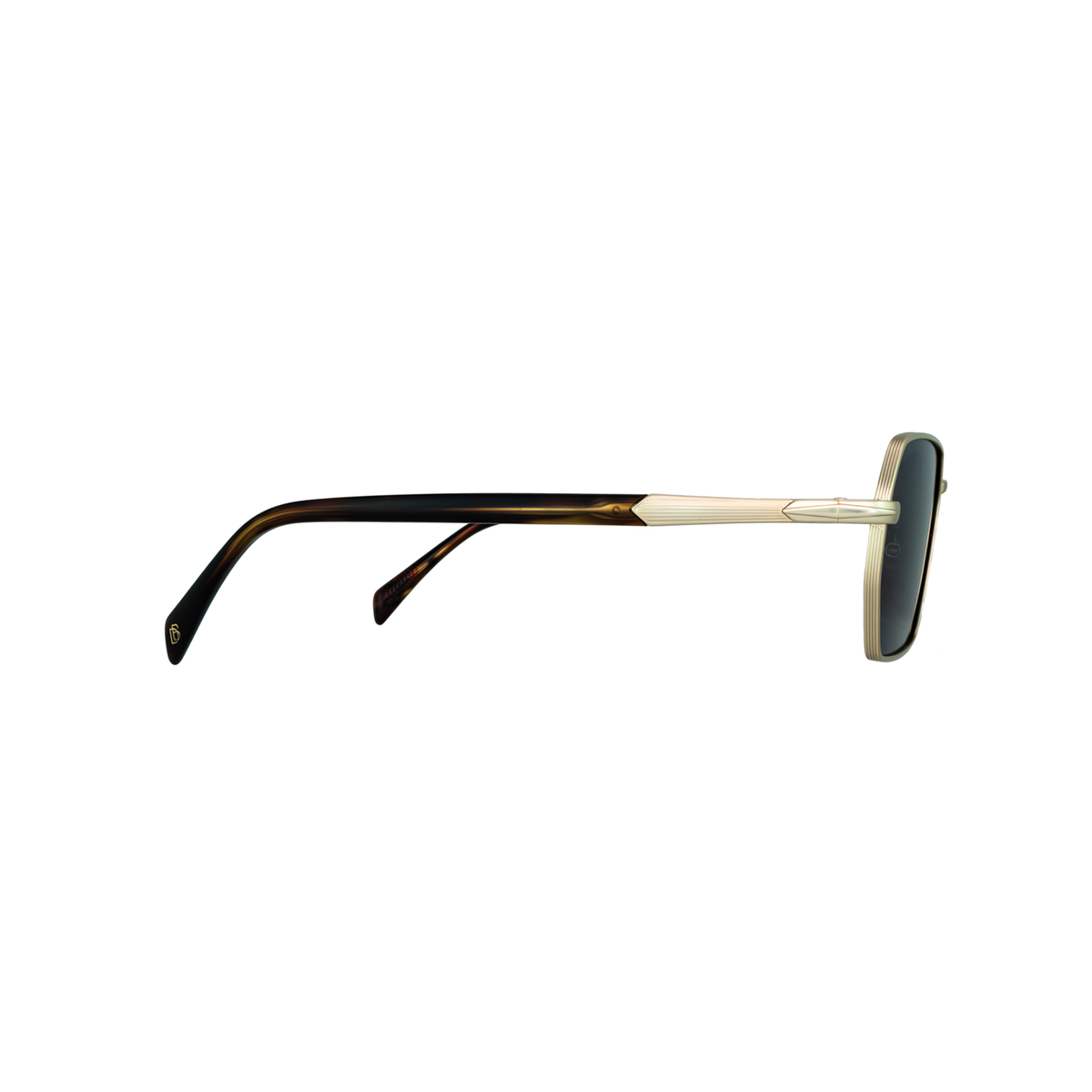 David Beckham DB 1174/S 8SO/MT Matte Gold & Havana Unisex Sunglasses side view