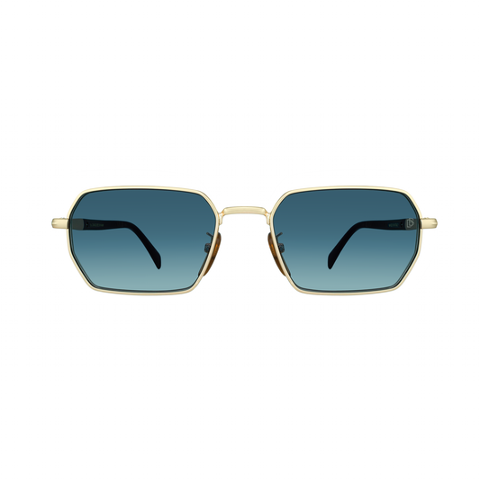 David Beckham DB 1174/S RHL 1V Geometric Rectangular Unisex Sunglasses front view