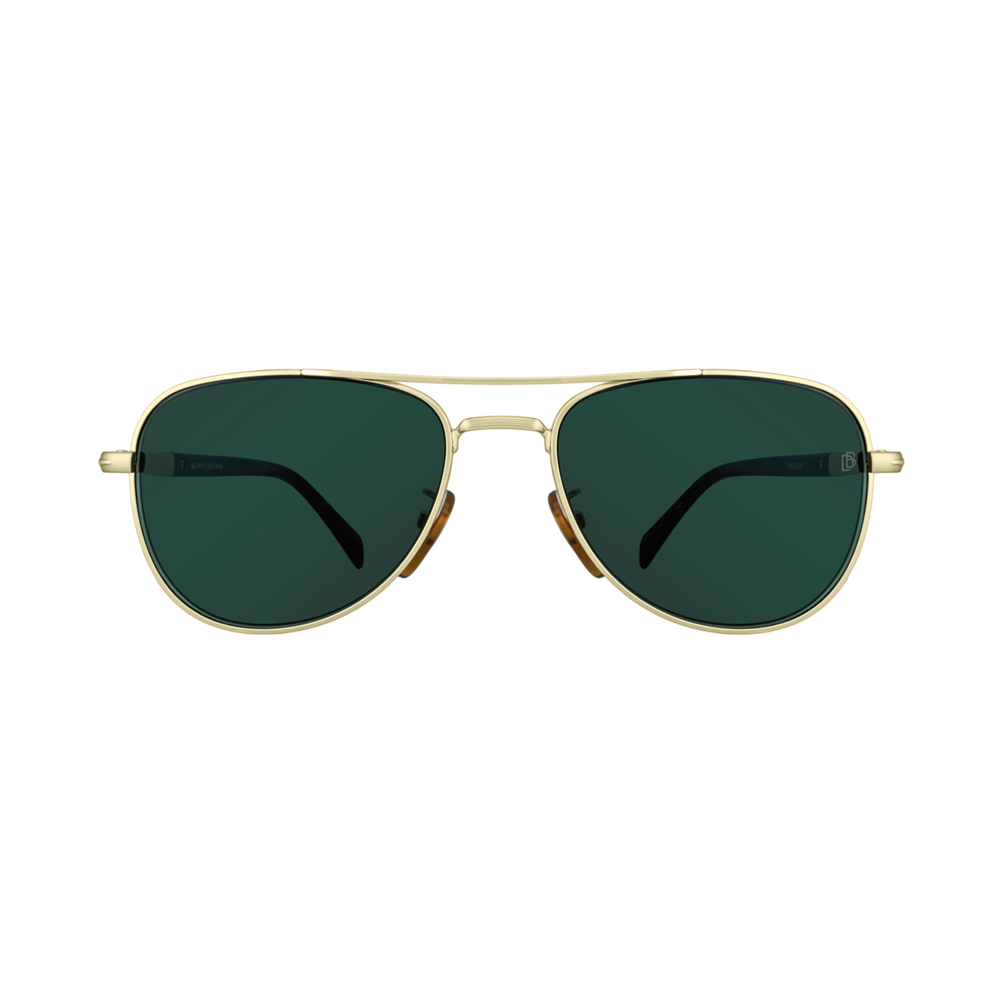 David Beckham DB 1175/S 06J QT Gold & Havana Aviator Unisex Sunglasses front view
