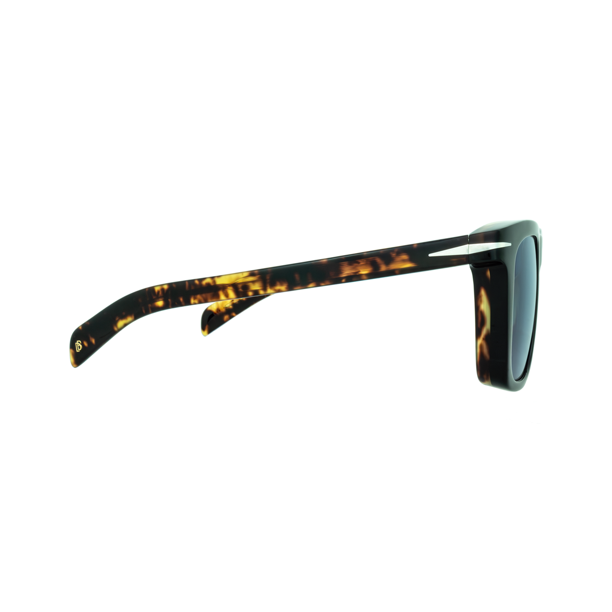 David Beckham DB 7000/S I62/MT Blue Mirror Men's Sunglasses sideview