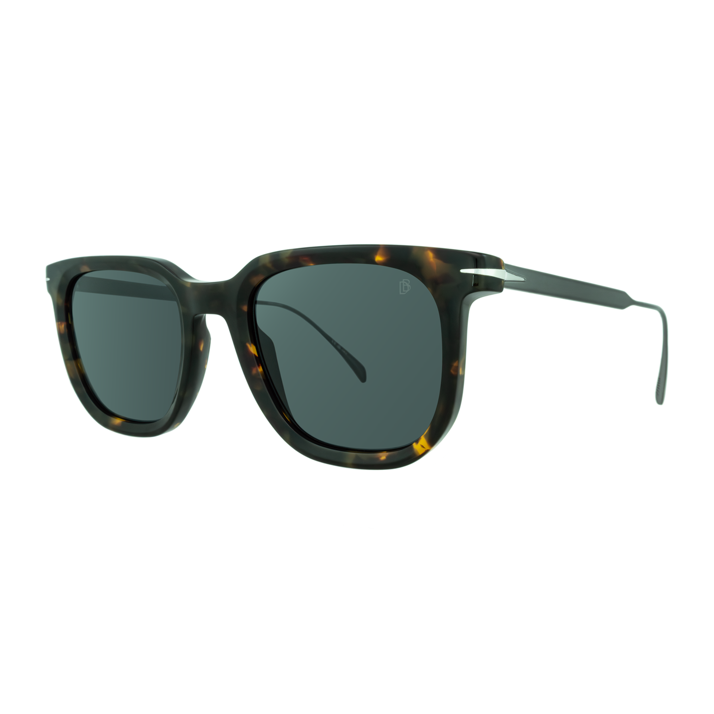 David Beckham DB 7119/S 4HU/IR Havana Men's Sunglasses side angle