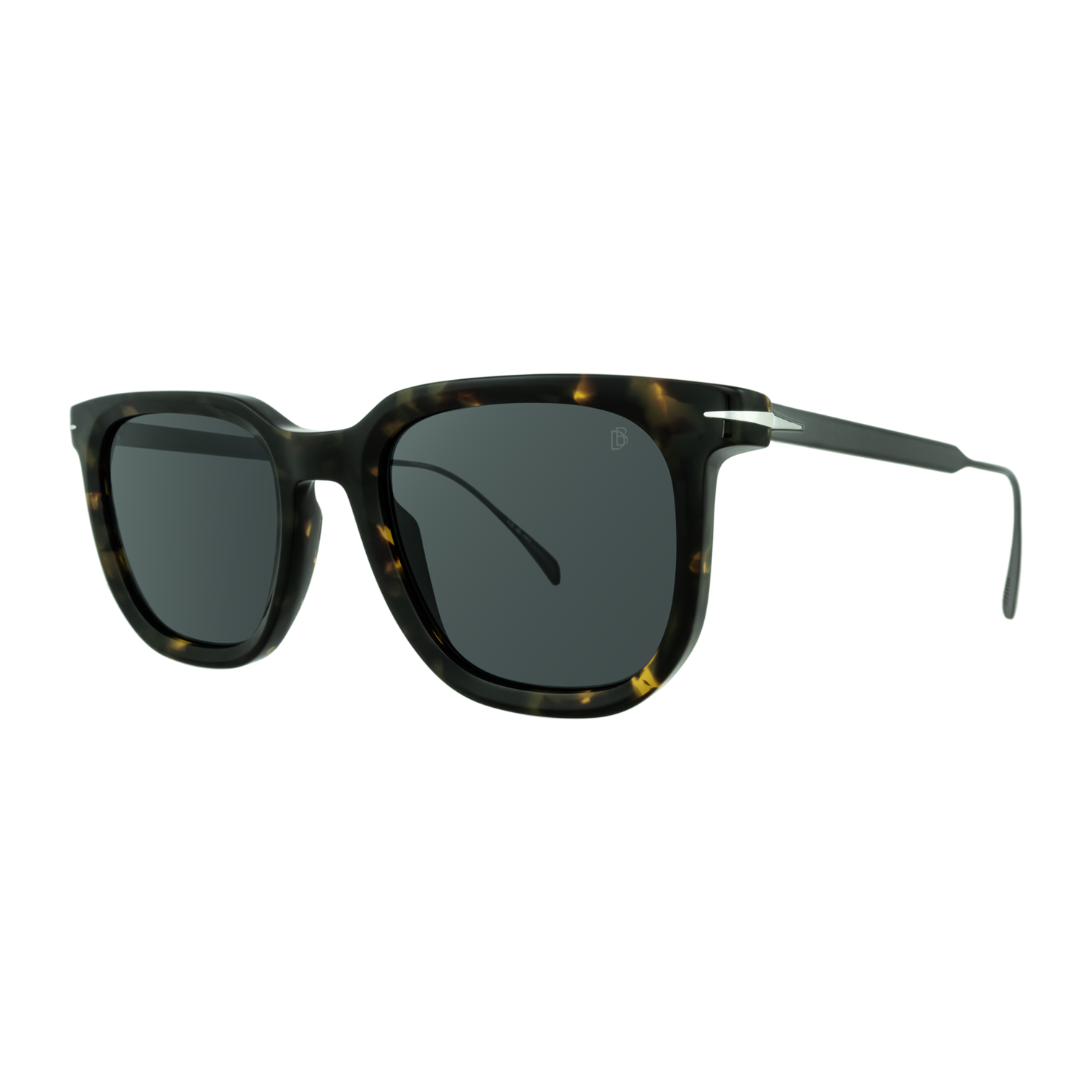 David Beckham DB 7119/S 4HU/IR Havana Men's Sunglasses side angle
