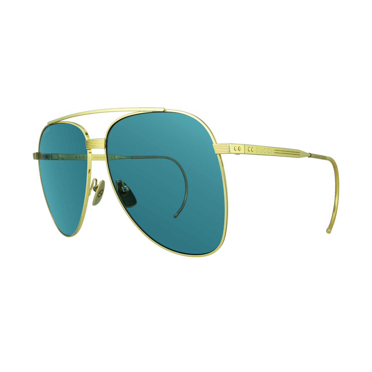 Gucci GG0953S Aviator Sunglassses