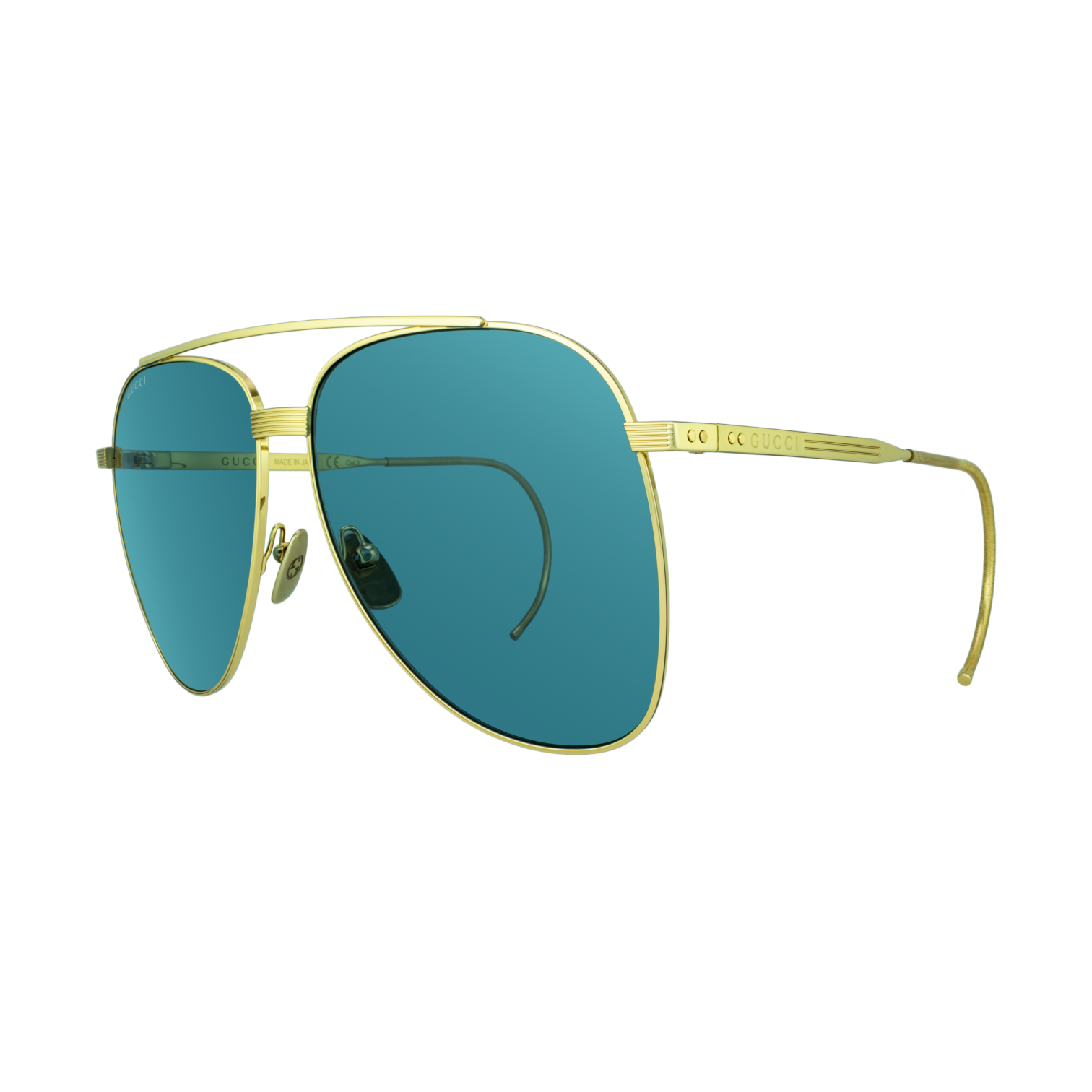 Gucci GG0953S Aviator Sunglassses