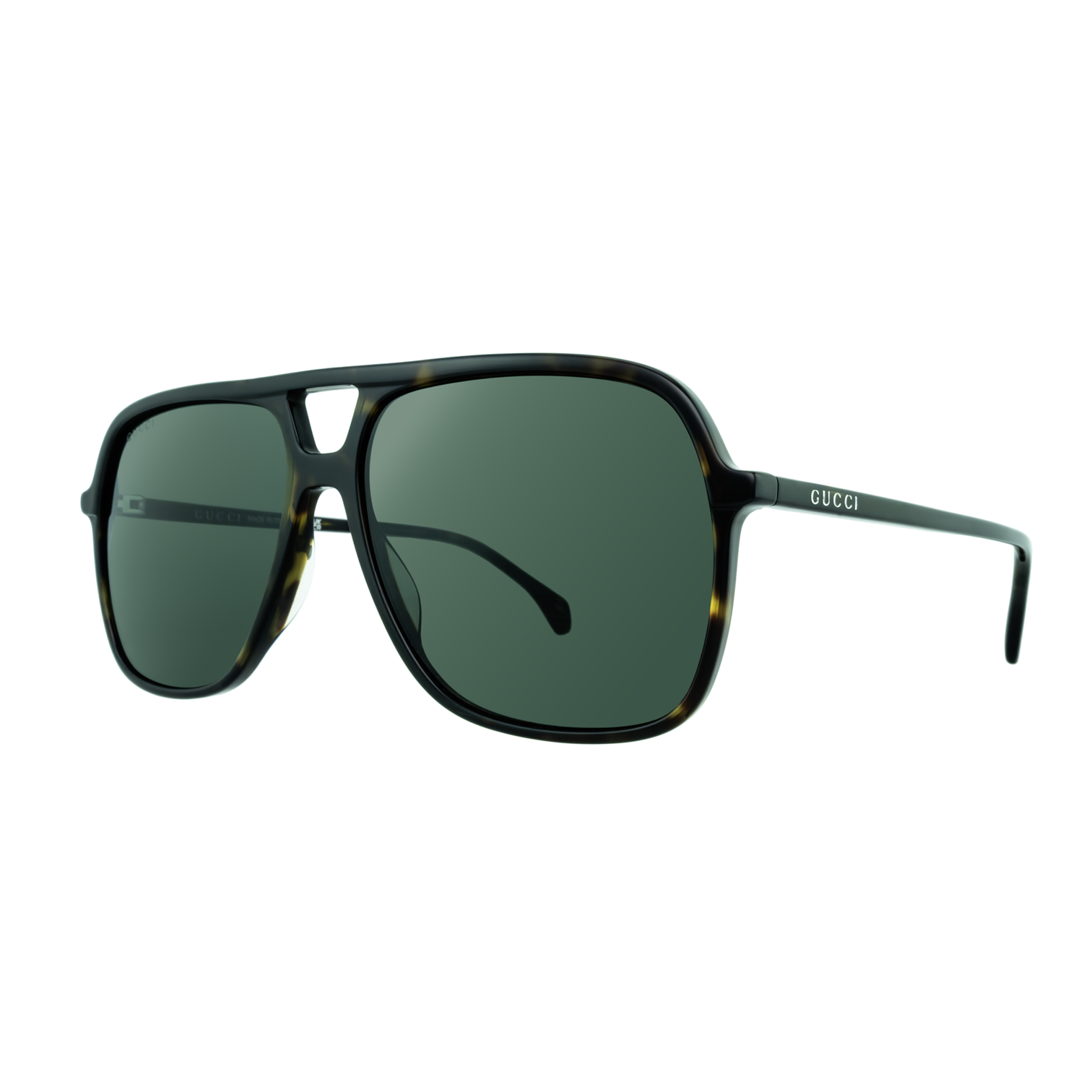 Gucci GG0545S-002 Men Havana Navigator Sunglasses side view