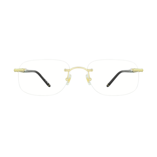 Authentic Montblanc Eyewear
MB0071O 001
Men's Rimless Rectangular Silhouette