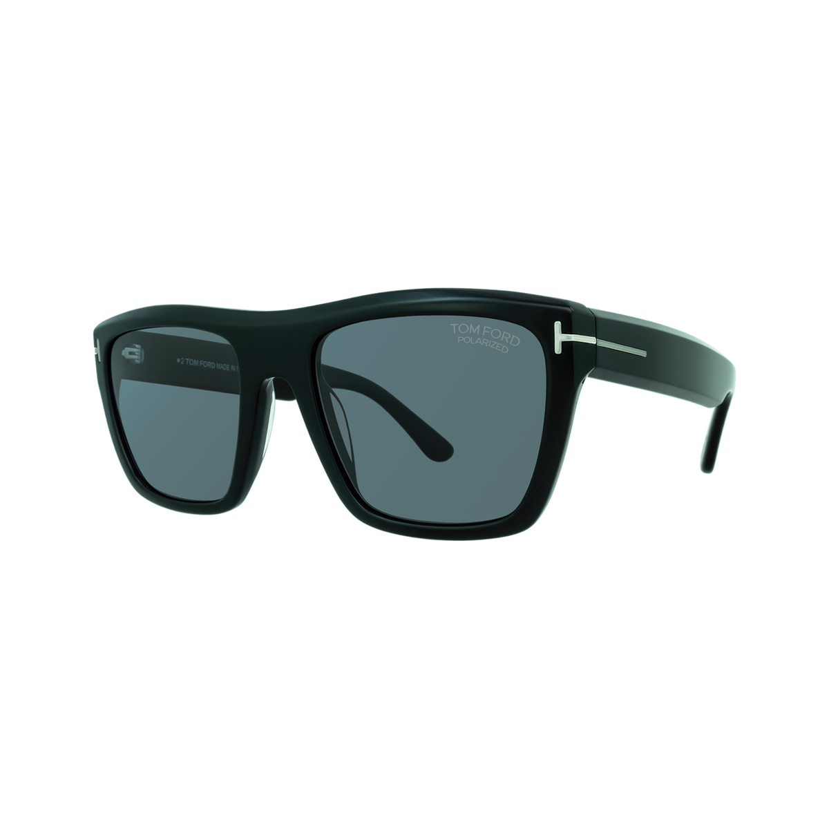 Tom Ford Alberto FT1077-N 01D Black Square Polarized Sunglasses