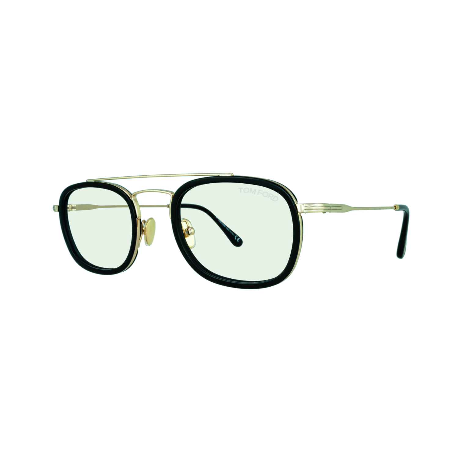 Tom Ford TF 5677-B 001 Blue Blocker Eyeglasses