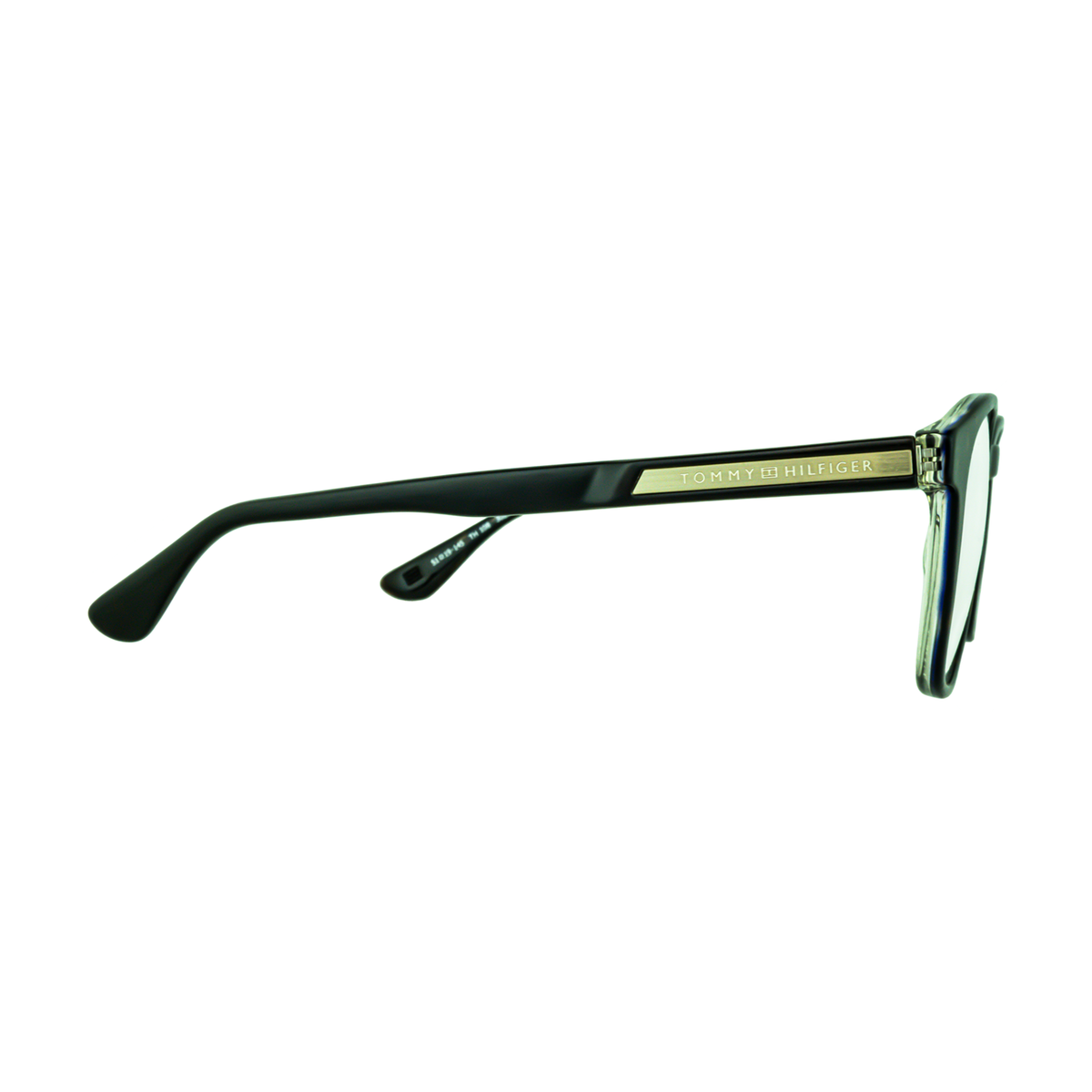Tommy Hilfiger TH 108 brown havana Square Eyeglasses side view