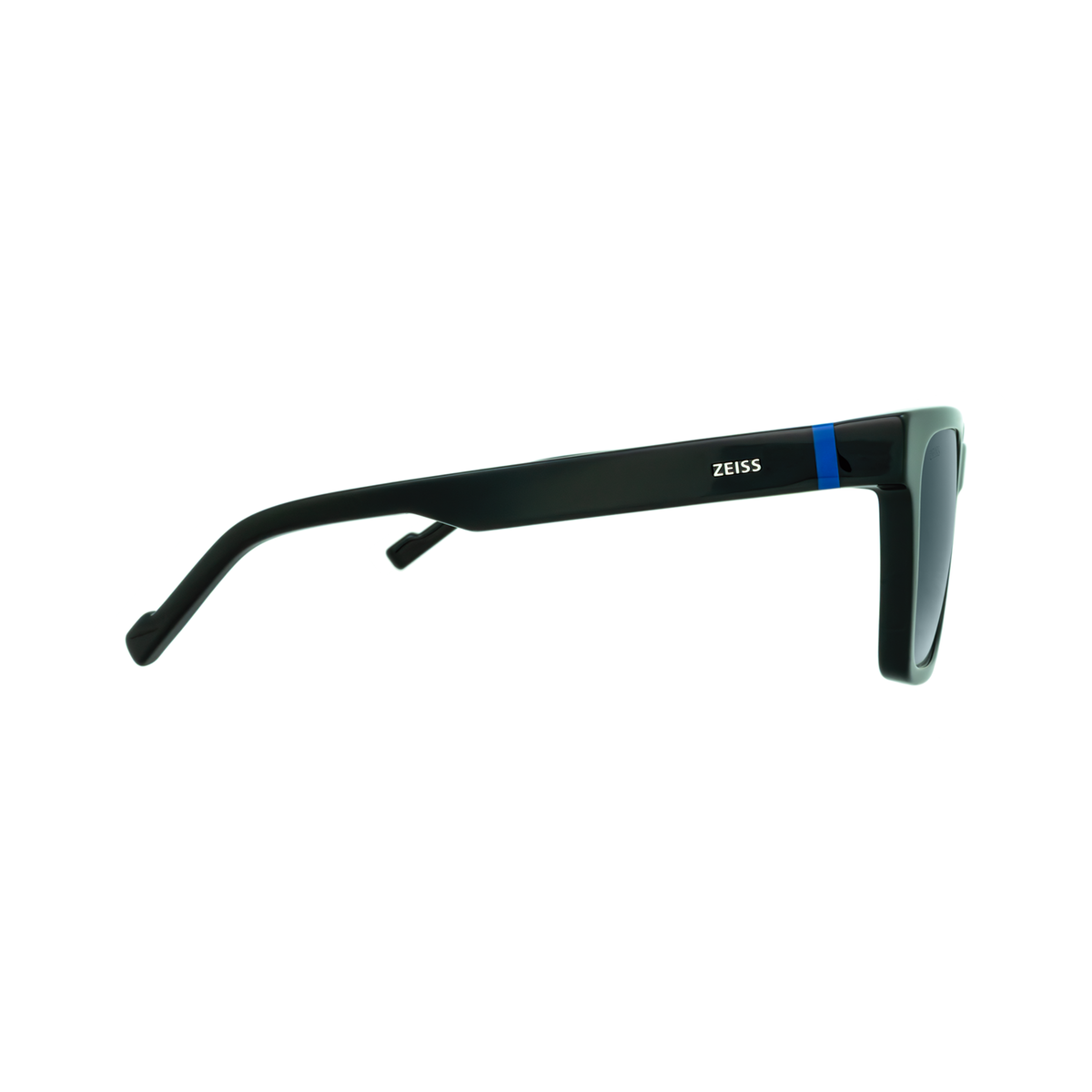 ZEISS ZS23527S 001 Black Square Sunglasses with Grey Gradient Lenses