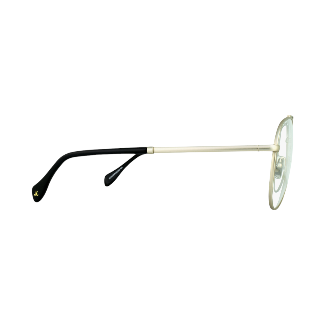 Marshall Mick (L) Gold Eyeglasses Marshall Eyewear