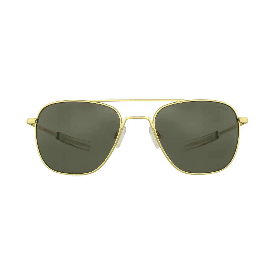 Randolph AF056 23kGold sunglasses for men, pilot shapes, square, aviator