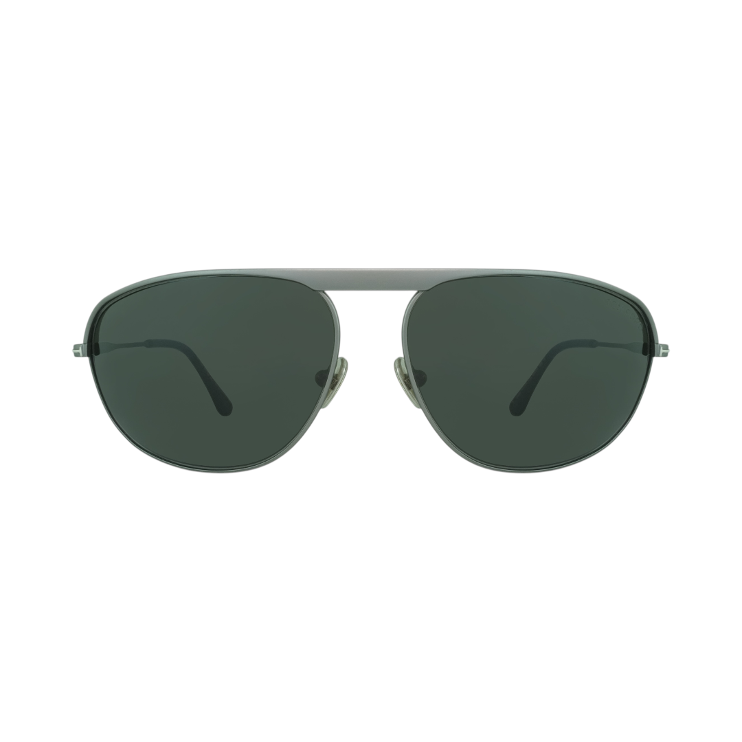 Tom Ford Gabe TF 774/S 13A Gray Ruthenium Oval Sunglasses – Luxury Men's Eyewear