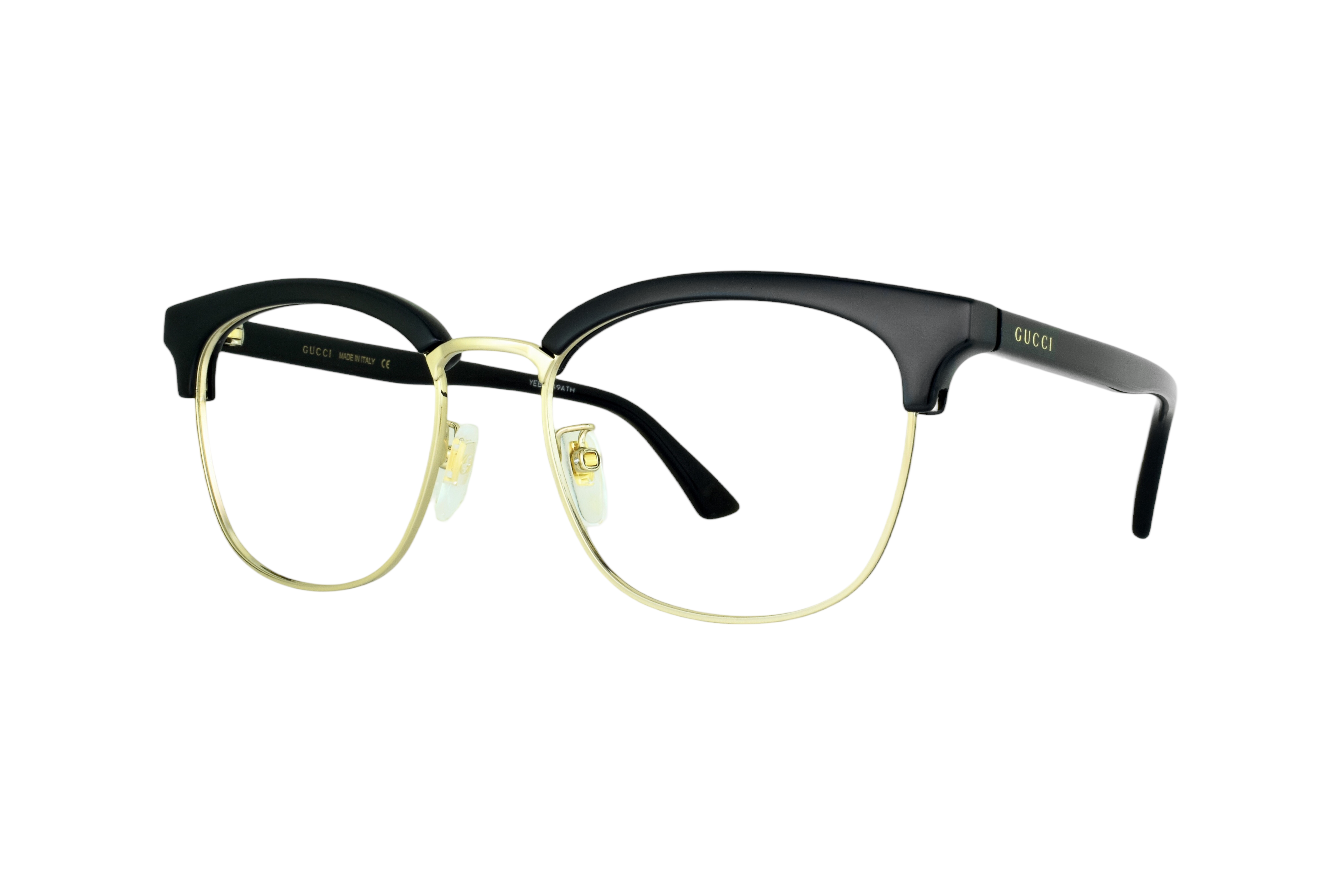 Gucci GG0409O 001 Browline Eyeglasses